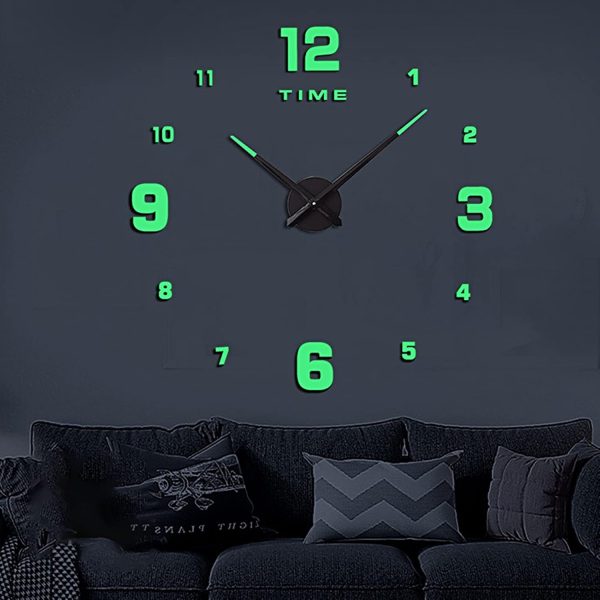 Decorative 3d Clock / Diy Clock Creative 3d Wooden Wall Clock For Home Decor