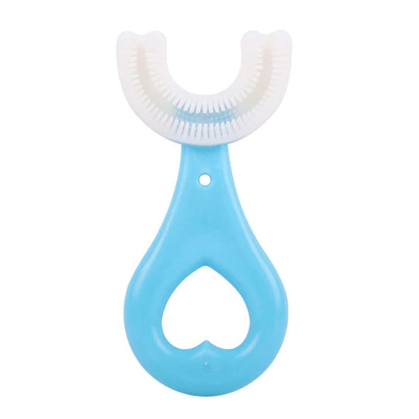 360 Degree U-shaped Baby Toothbrush Children Child Toothbrush Teethers Baby Brush Silicone Kids Teeth Oral Care Cleaning (random Color)